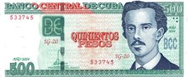 Cuba Central America 500 Pesos P-131 UNZ