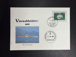 Schweizer Schiffspost Vierwaldstättersee DS Unterwalden 1999