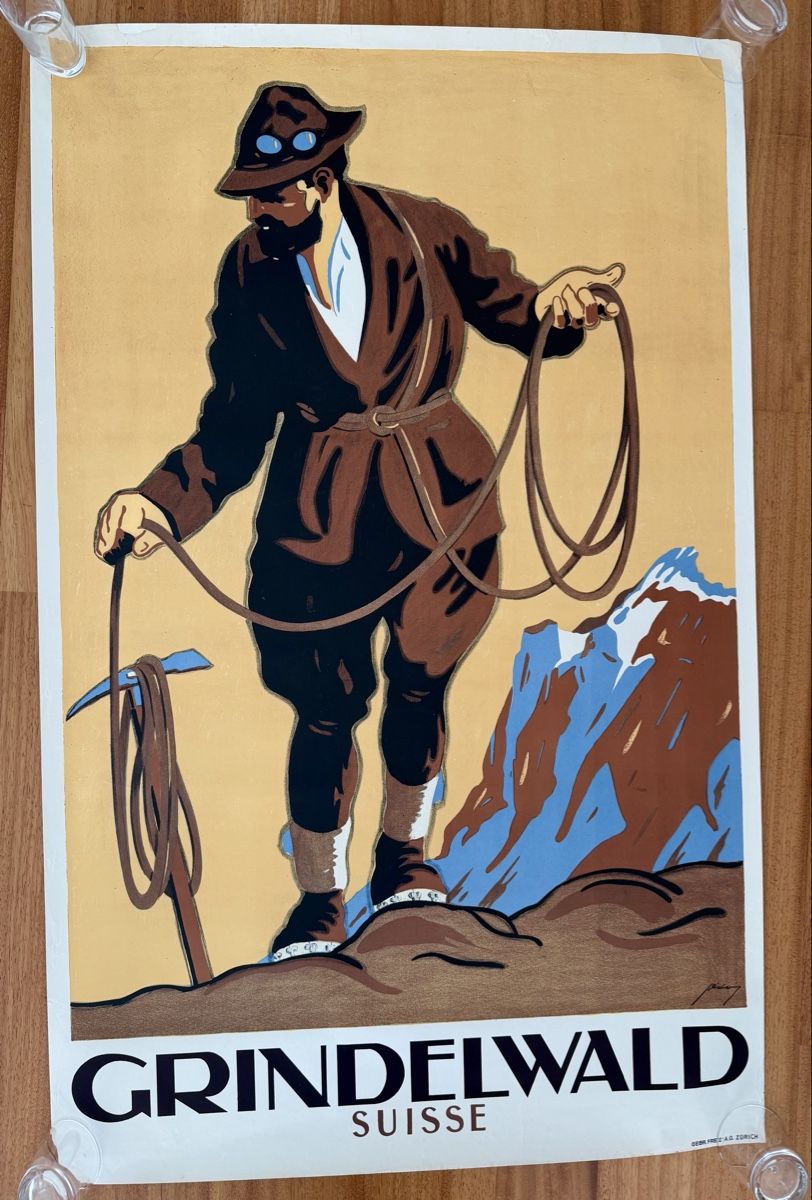 Poster & Bilder: Plakat, Original, Grindelwald, Bieber, 1927 – Gebraucht aus Dietikon von Tiburon6