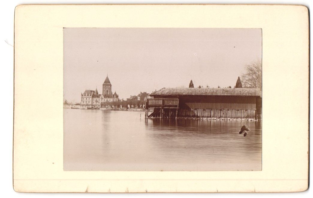 Fotografie & Manifesti: Fotografie Lausanne, Blick vom Bootshaus – Usato da Berlin venduto da bartko-reher