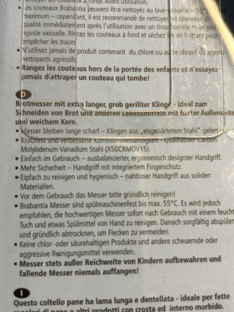 Coltelli da cucina: Brotmesser Brabantia – Nuovo e nell'imballaggio originale da Wichtrach venduto da henzmann1 1