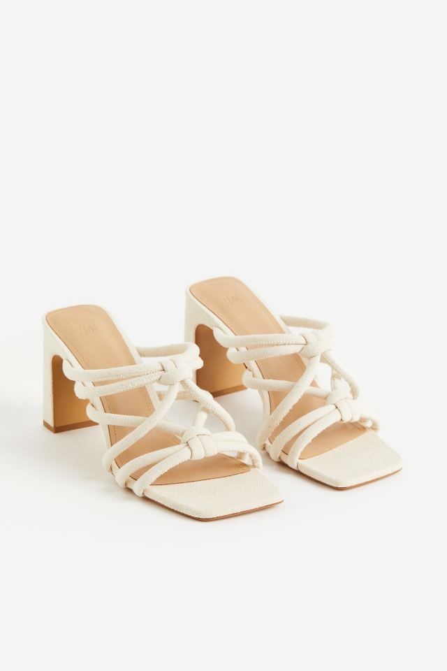 H&M Scarpe da donna: H&M eckige Mules Pantoletten 41 cremefarben – Nuovo (secondo la descrizione) da Basel venduto da Chocolate_Cupcake 1