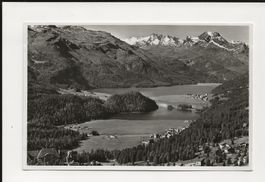 AK ca.1940 Campfér und Silvaplana mit Silvaplanersee