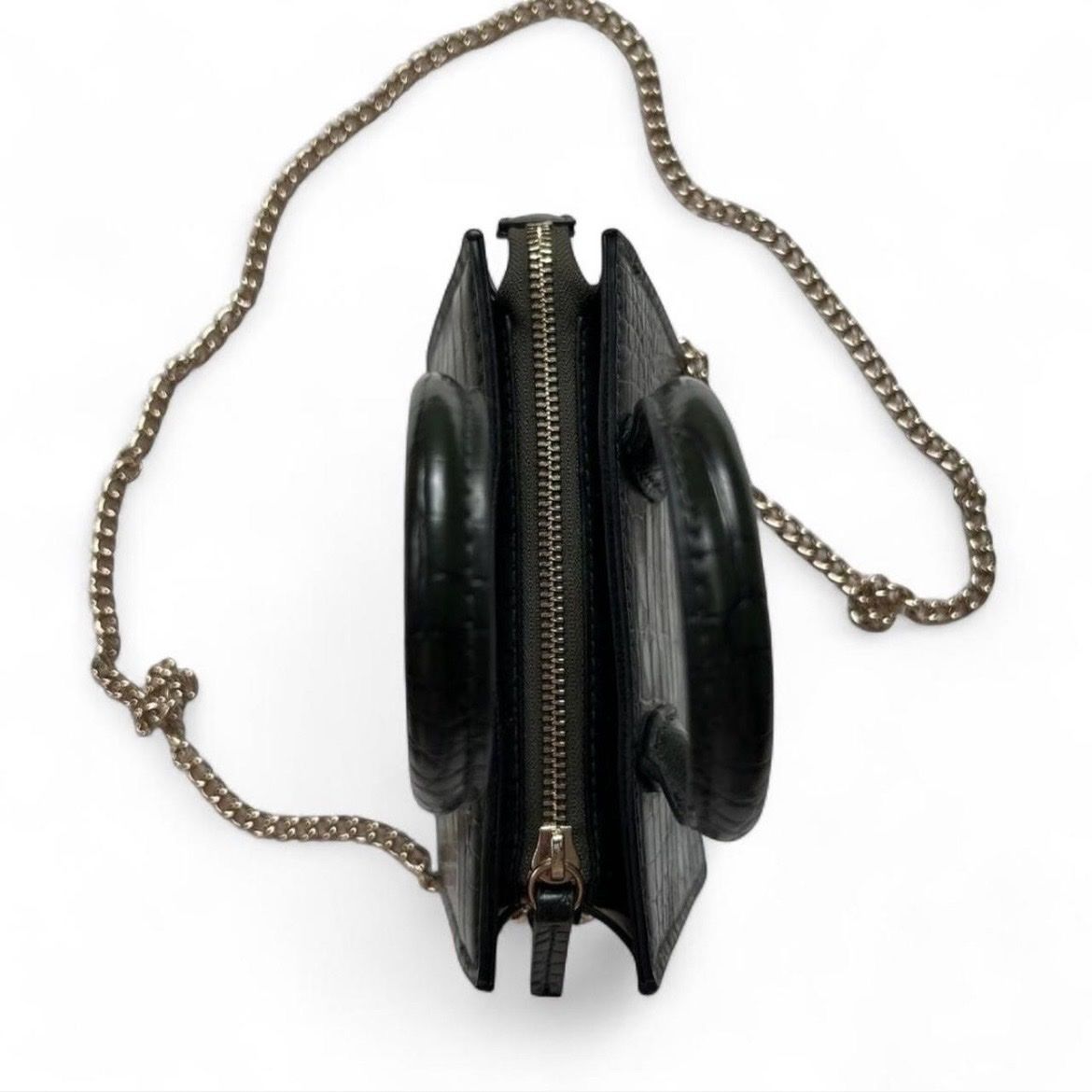 H&M Taschen für Damen: Dark Green Mini Bag – Gebraucht aus Zürich von Cengre 1