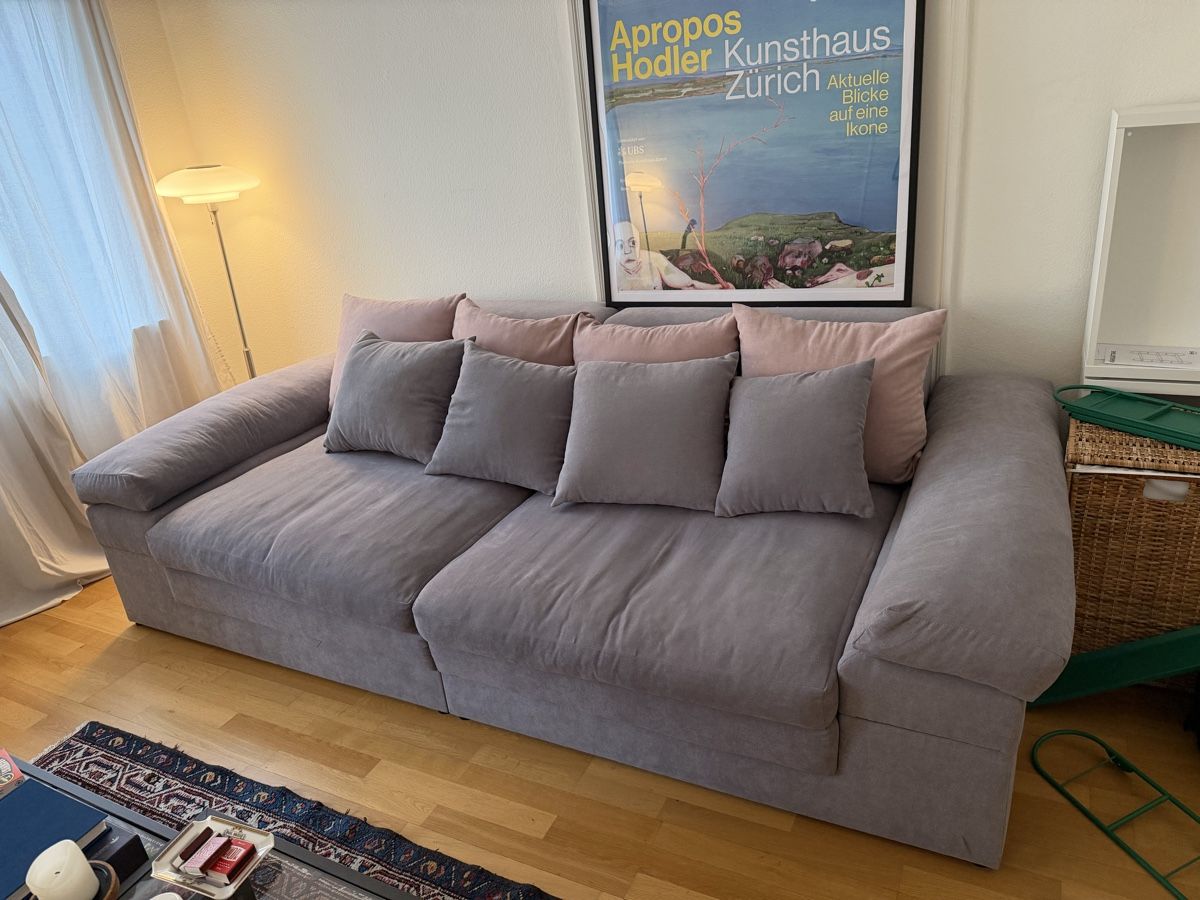 Sofas: Comfy grey sofa with cushions!  – Gebraucht aus Zürich von roe_75pz 1