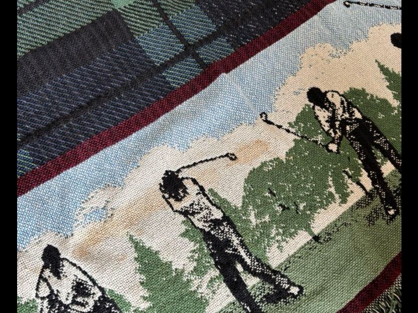 Coperte: Hochwertige Jacquard Decke Plaid – Usato da Luzern venduto da THINGS-11 3