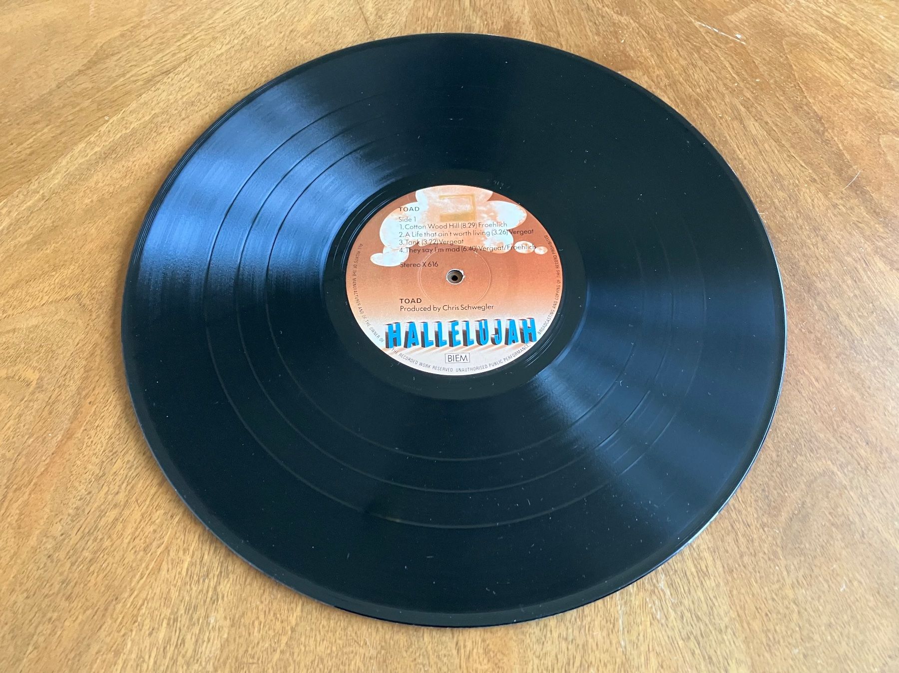Vinyles: Toad Vinyl 1971 / 1972 – D'occasion à Bern par Schrineraendu 8