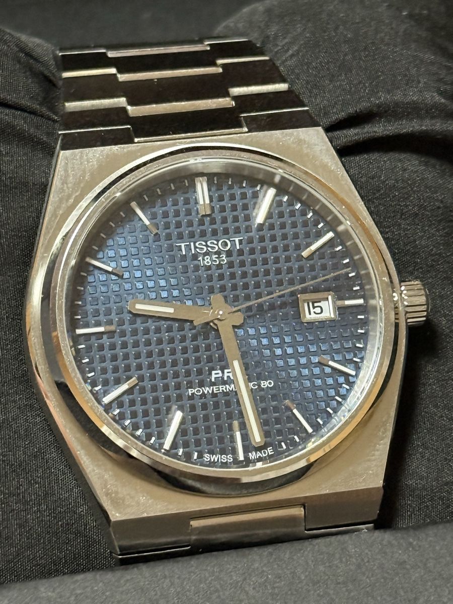 Powermatic Orologi: Tissot PRX Powermatic 80 ab 1Fr – Nuovo e nell'imballaggio originale da Wattwil venduto da SchweizIT 2