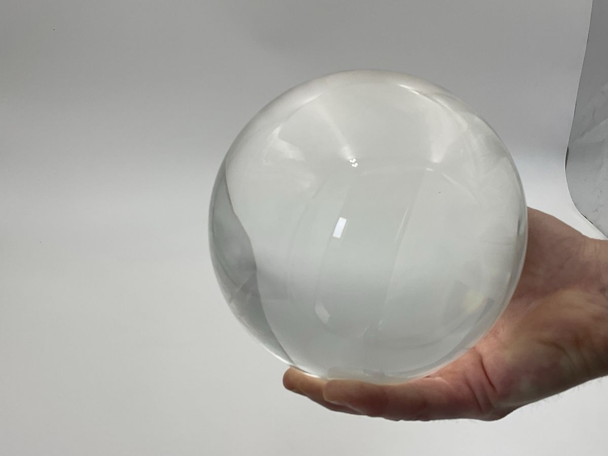 Bicchieri: Glaskugel, Kristallkugel, Durchmesser 15 cm – Usato da Baar venduto da Nini043 1