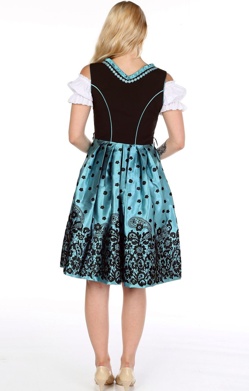 Costumi: Edles Midi Dirndl – Nuovo e nell'imballaggio originale da Malters venduto da chaufhuesli 1