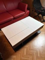 Couchtisch weiss mit Stauraum neuwertiger Zustand