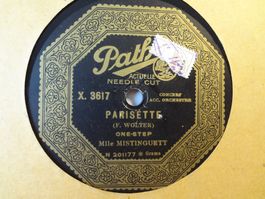 Disques 78 tours Pathé aiguille de Mistinguett - X.3617