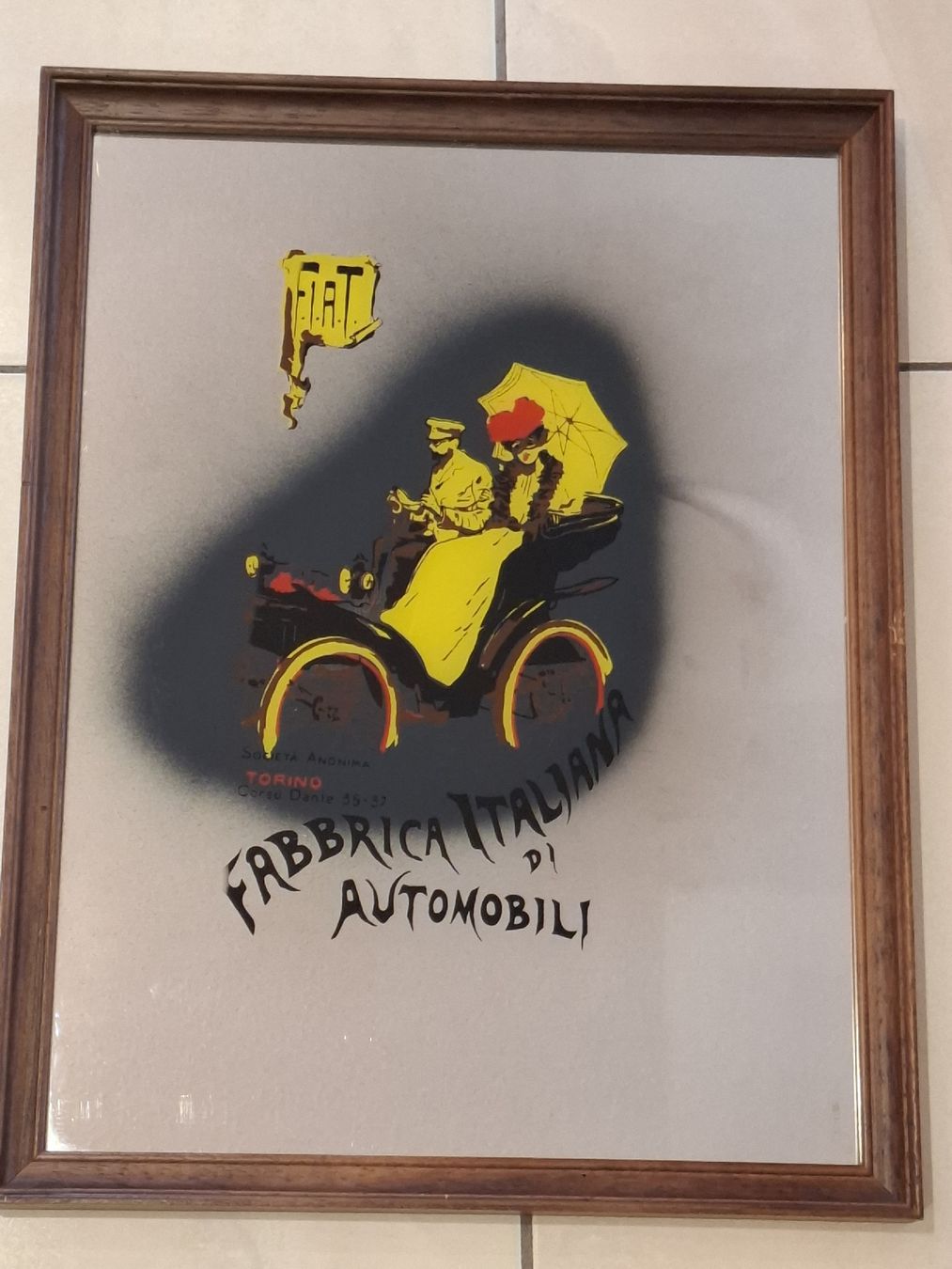 Poster & Bilder: Spiegelbild Fiat – Gebraucht aus Rümlang von Kauan 1