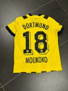 BVB Canottiere & Pantaloni: original BVB Trikot "Moukoko" 164 – Usato da Gommiswald venduto da Anika6 1