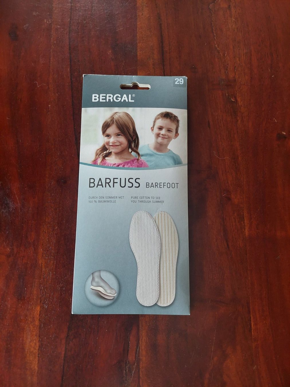 Herrenschuhe: Bergal Barfuss Einlegesohle Grösse 29 – Neu und originalverpackt aus Beckenried von Havacola
