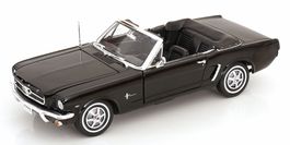 1964 1/2 FORD MUSTANG SCHWARZ 1:18 WELLY