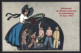 Kandersteg, Percement du Grand souterrai