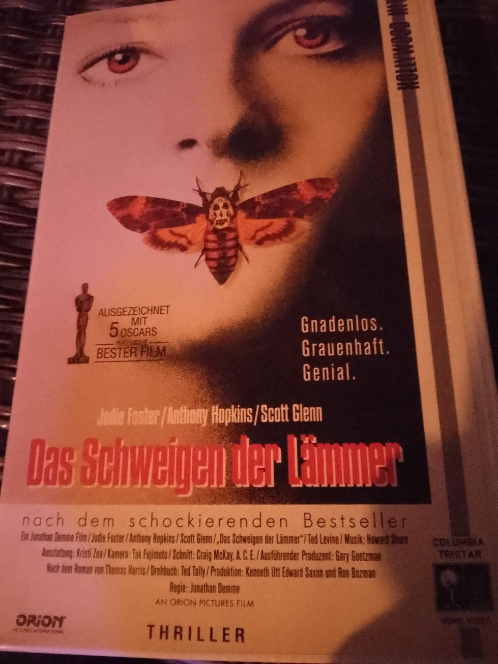 Tutti i VHS: Das Schweigen der Lämmer VHS – Usato da Remetschwil venduto da Privatflohmi