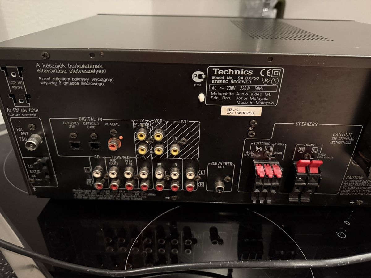 Technics Amplificateurs: Technics SA-DX 750 ampli – D'occasion à Claro par KarinS84 5