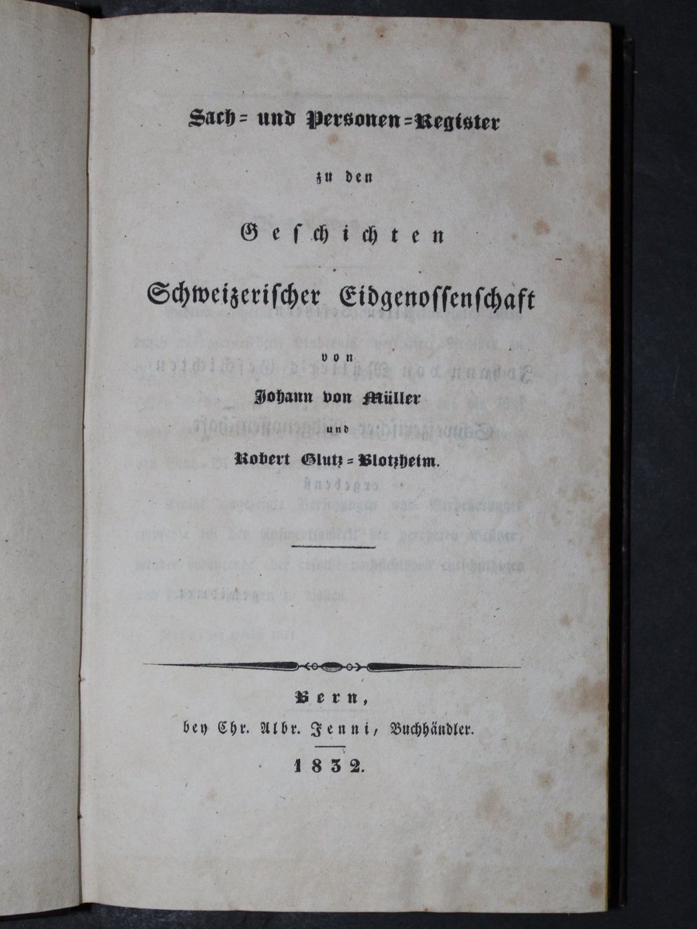 Libri: DER GESCHICHTEN SCHWEIZERISCHER EIDGENOSSENSCHAFT,1786,EA – Usato da Guensberg venduto da Herzaktion 4