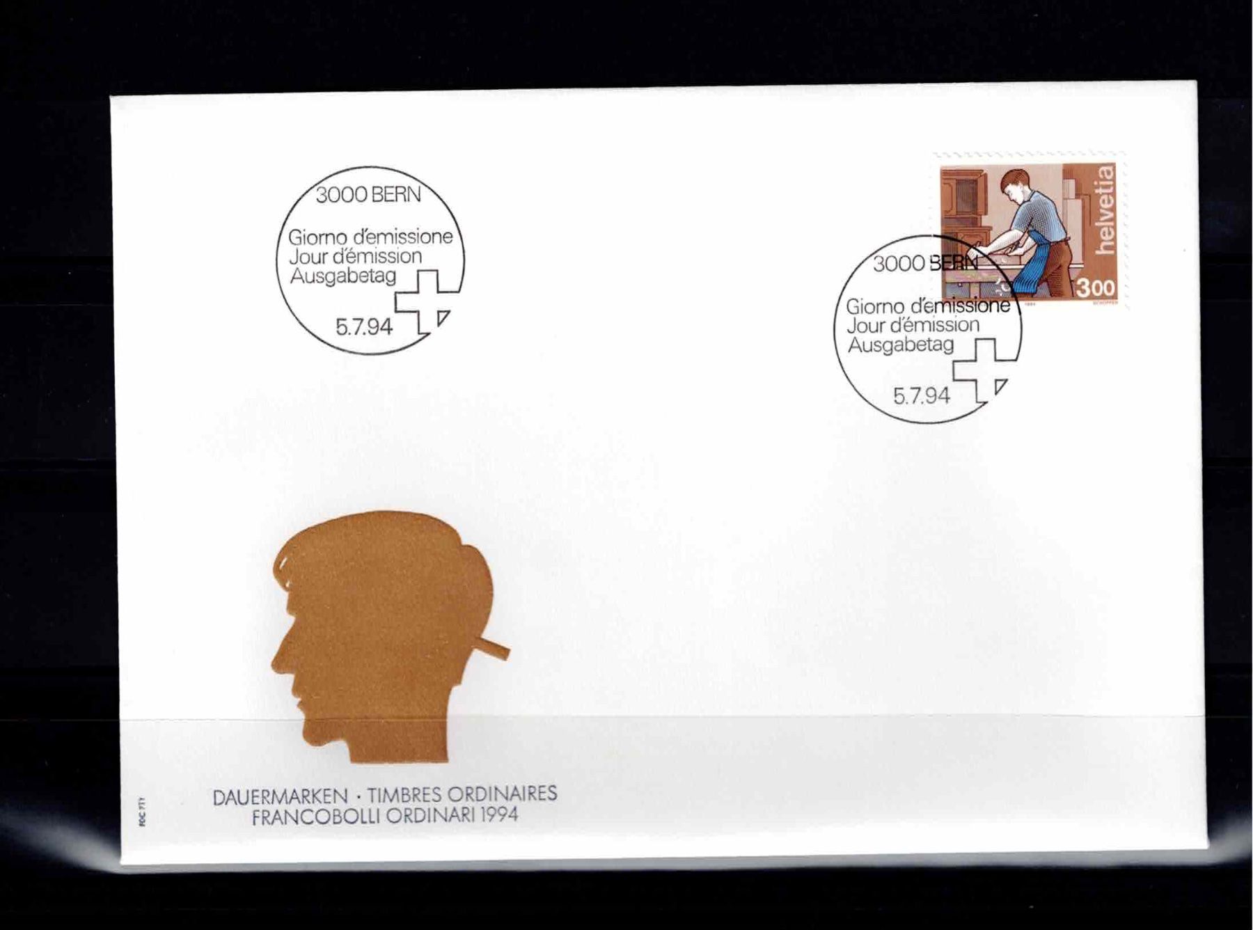 Tous les timbres: CH FDC Eimzelmarke 1994 – D'occasion à Koblenz par Markenhimmel
