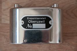 Spardose + Schlüssel - Ersparnisanstalt Oberuzwil