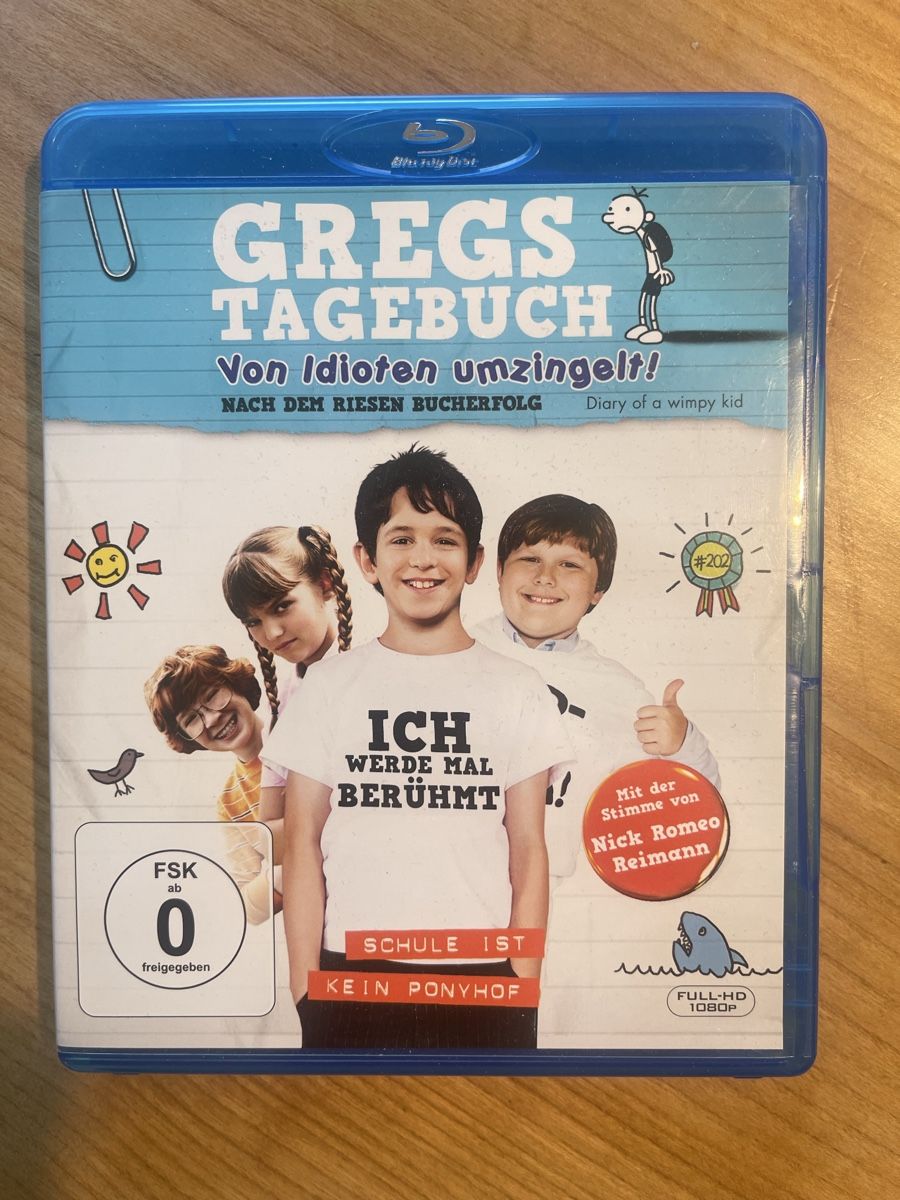 Tutti i DVDs: Gregs Tagebuch - Von Idioten Umzingelt - Blu-Ray – Usato da Binningen venduto da Shuffle66