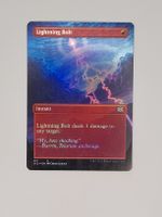 Magic Karte Lightning Bolt 2X2 Foil Borderless Zustand neu