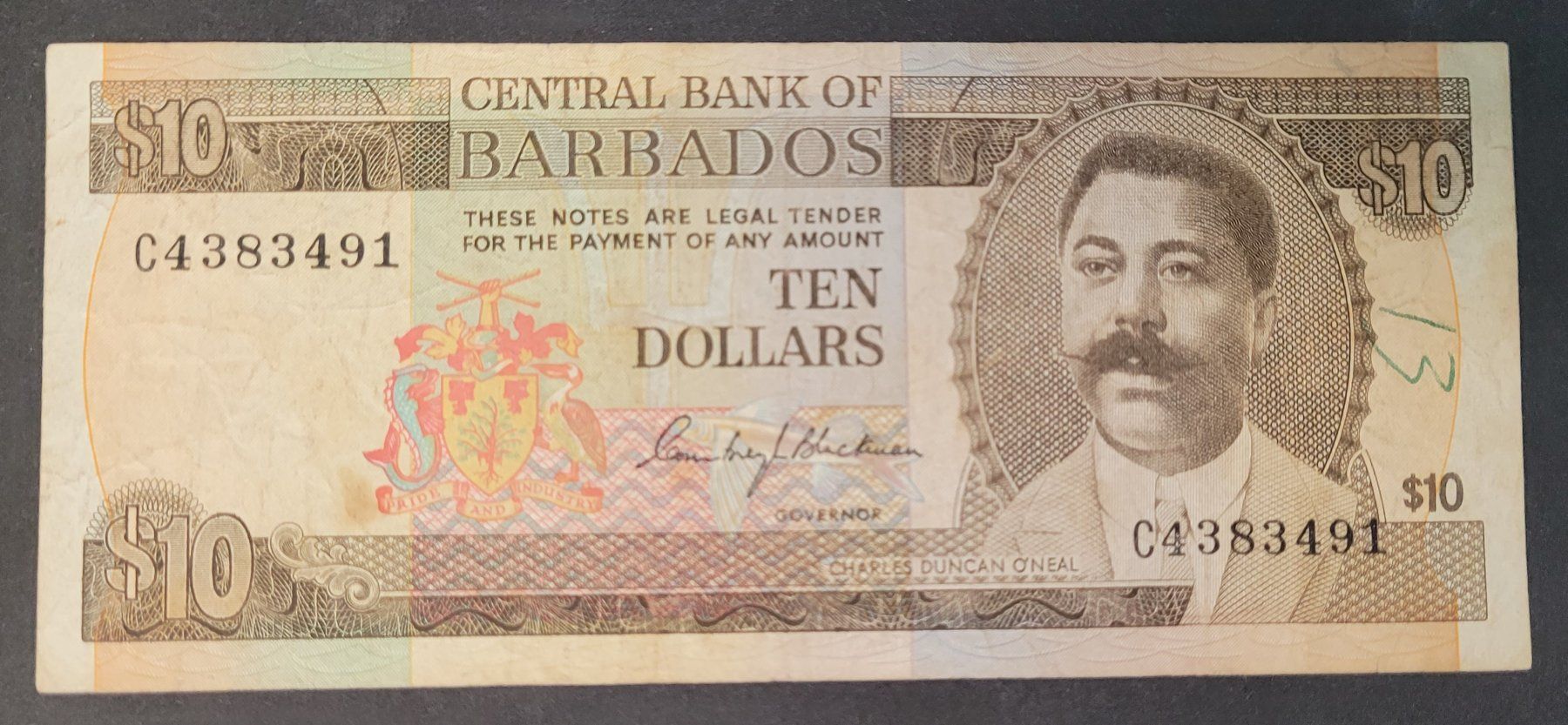 Billets de banque: 10 DOLLARS / BARBADOS ND (1973) – D'occasion à Mumpf par antonio_schweiz_961
