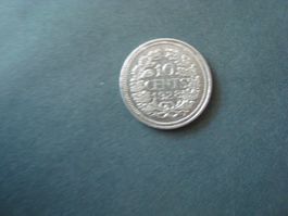 Holland 10  sent 1928  silber