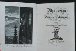 Alpenrosen Schweizer Almanach 1819