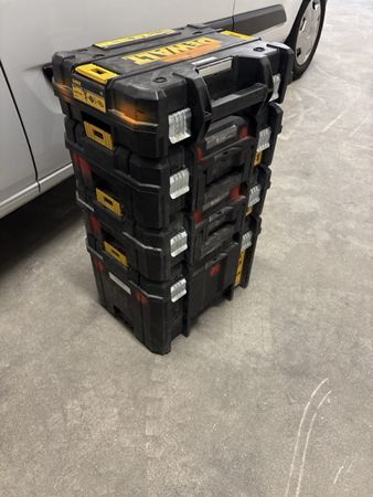 Werkzeugkoffer DeWalt TSTAK 4er Set gebrauchter Zustand