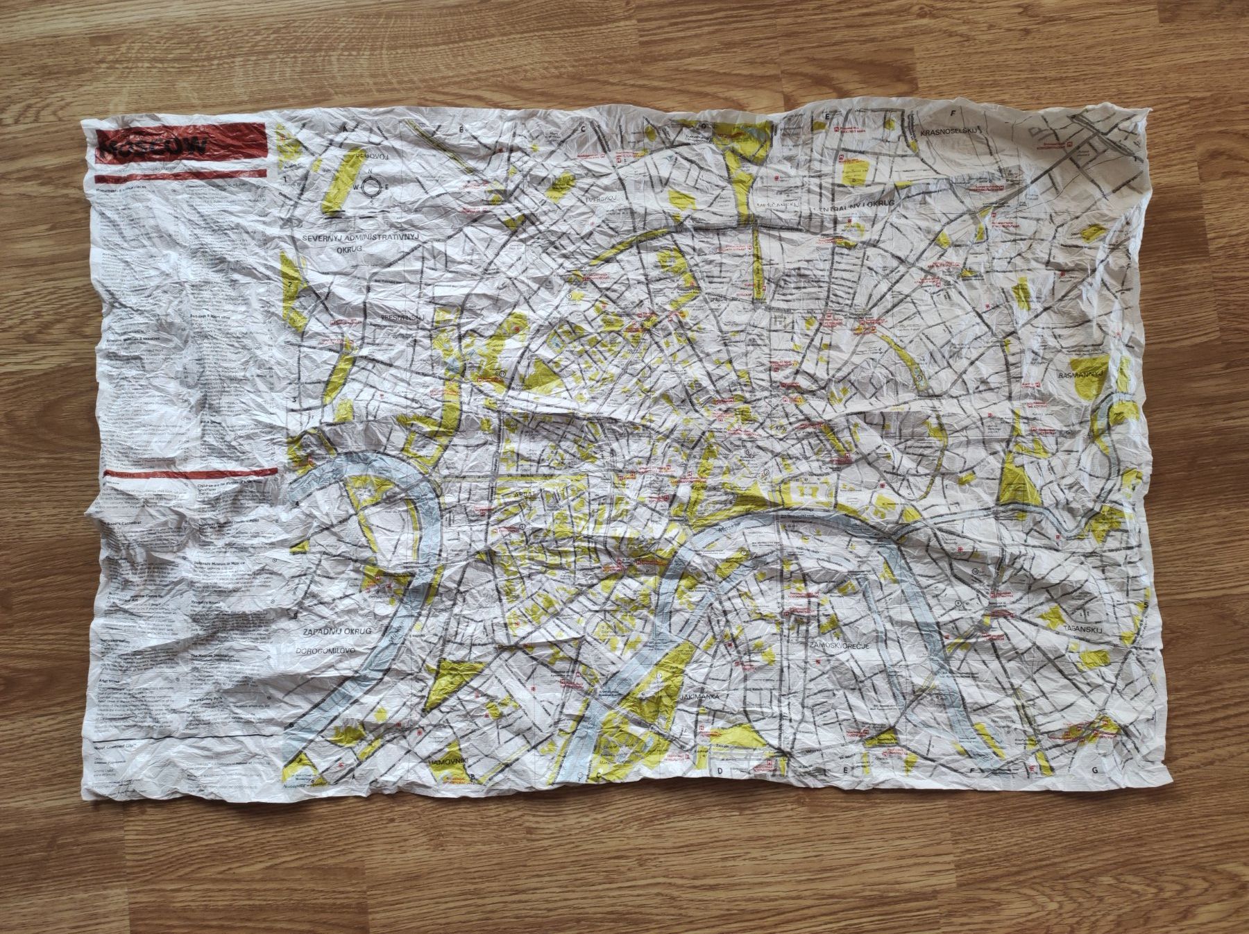Cartine & Atlanti: Stadtplan Moskau – Usato da Worb venduto da jun_fj8w 1