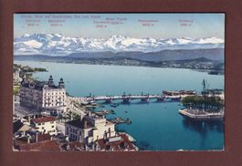 ZÜRICH - Quaibrücke - 1916