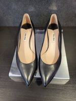 Miu Miu Pumps Leder schwarz Grösse 37.5 ,