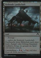 TCG Magic The Gathering MTG MH3 0225 FOIL Siedende Landschaf