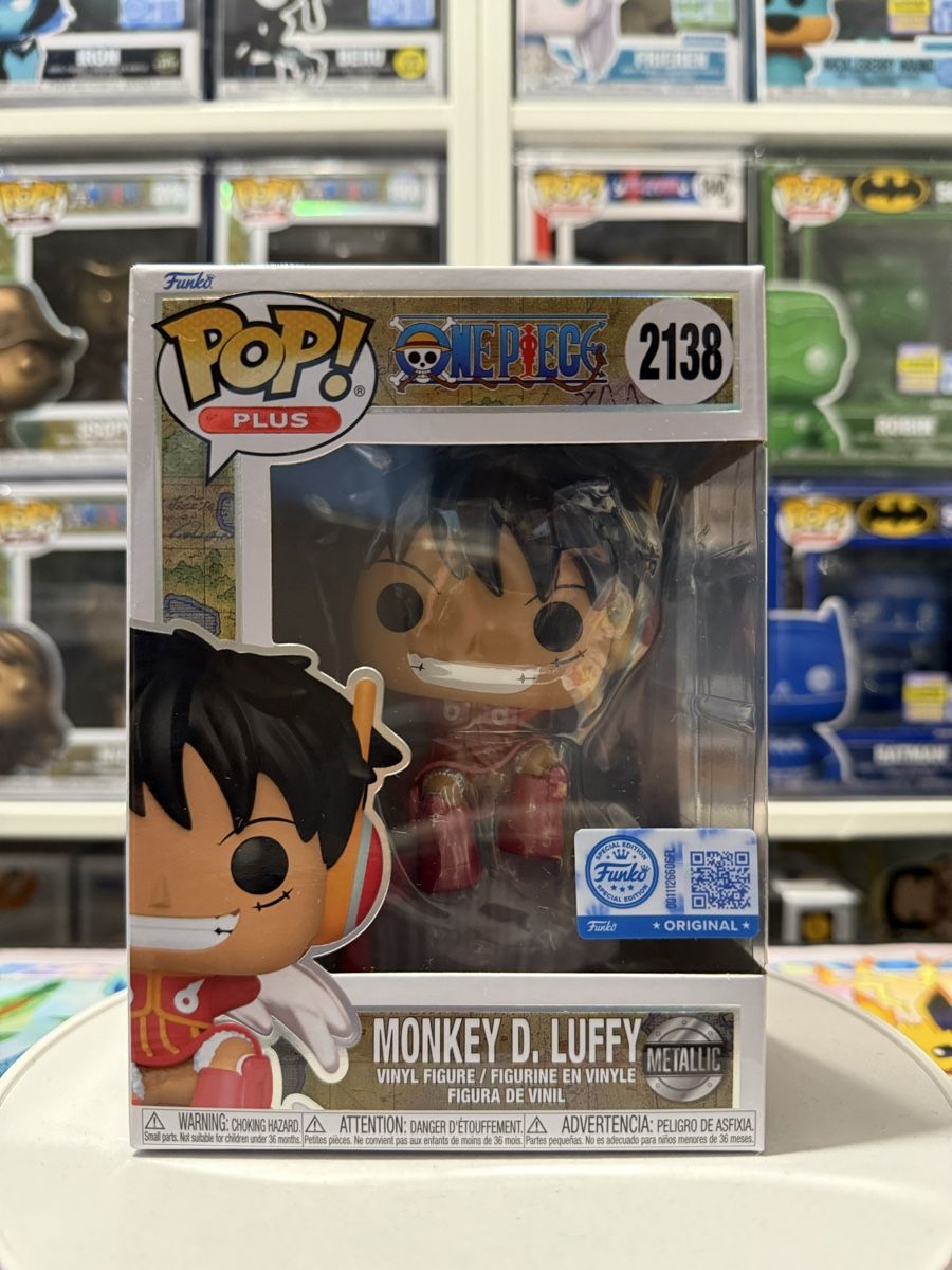 Funko Figuren: Funko Pop! One Piece - Monkey D. Luffy Metallic #2138 – Neu und originalverpackt aus Flüelen von alex_y88