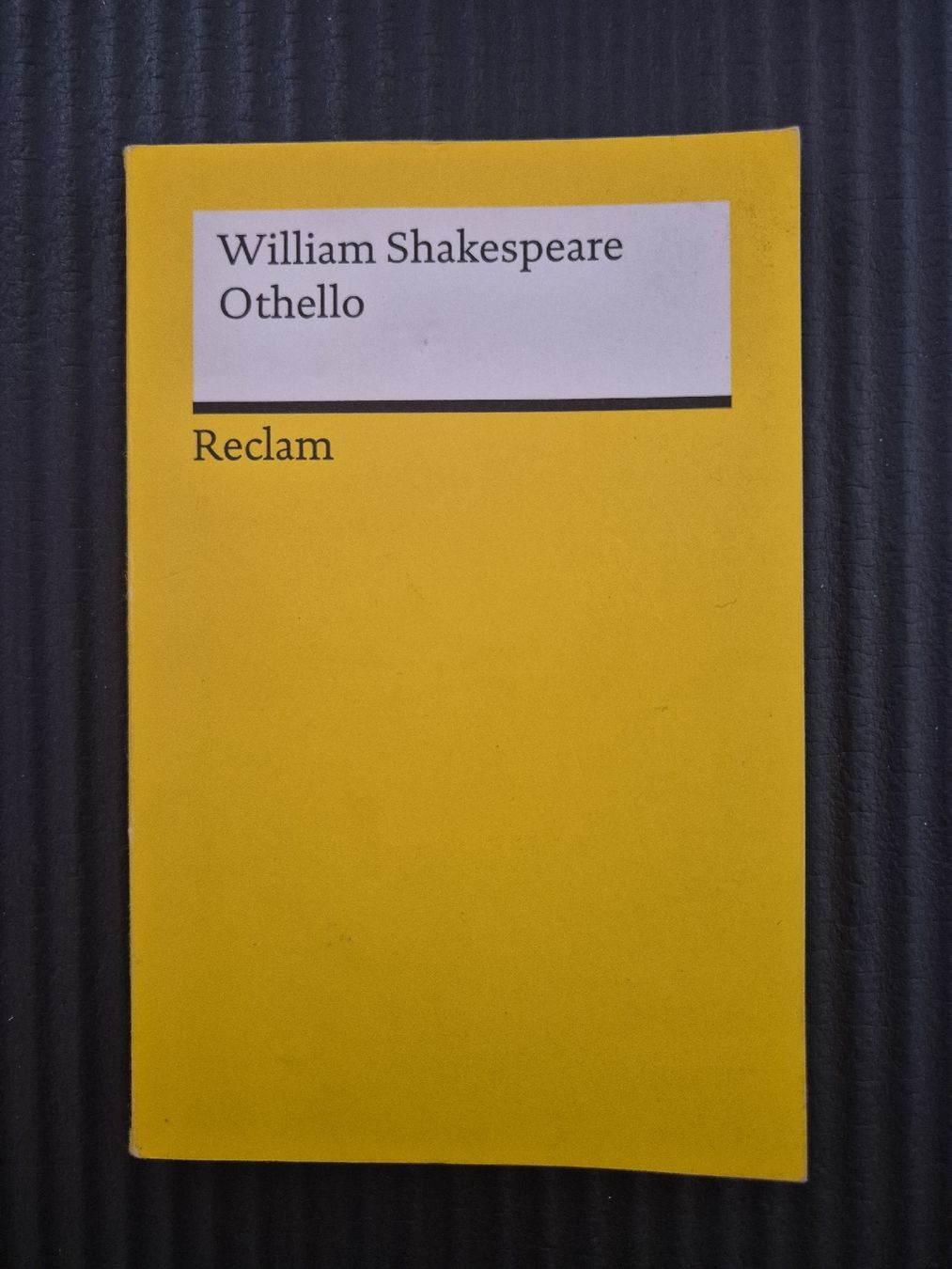 Libri: Reclam, Shakespeare - Othello – Usato da Bonaduz venduto da lau_kn5v