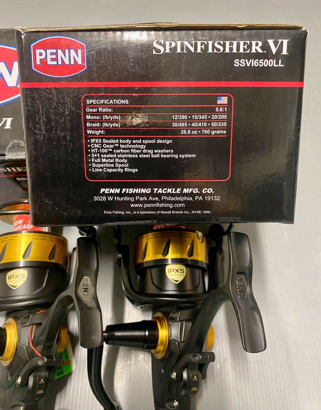 Tamburi & Mulinelli: 2x Penn Spinfisher 6500gr – Nuovo e nell'imballaggio originale da Trimbach venduto da duri.. 5