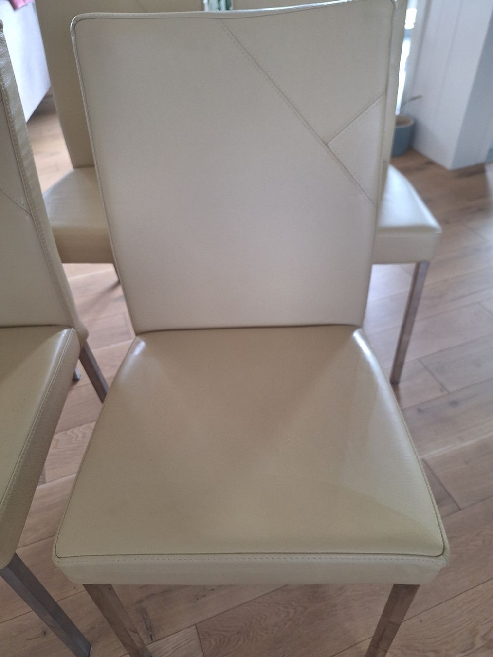 Stühle: PREISREDUKTION —> Lederstühle in beige – Gebraucht aus Adliswil von Elberi0310 2