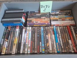 DVD's Konvolut (2) Über  60 Stück.  Guter Zustand