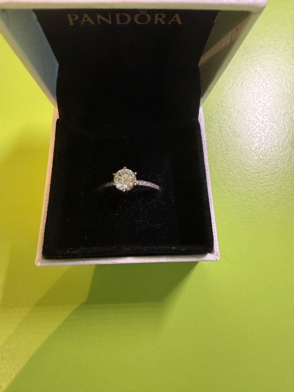 Pandora Anelli: Pandora Clear Sparkling Crown Ring Grösse 56 – Usato da ZUFIKON venduto da SULMI01 1