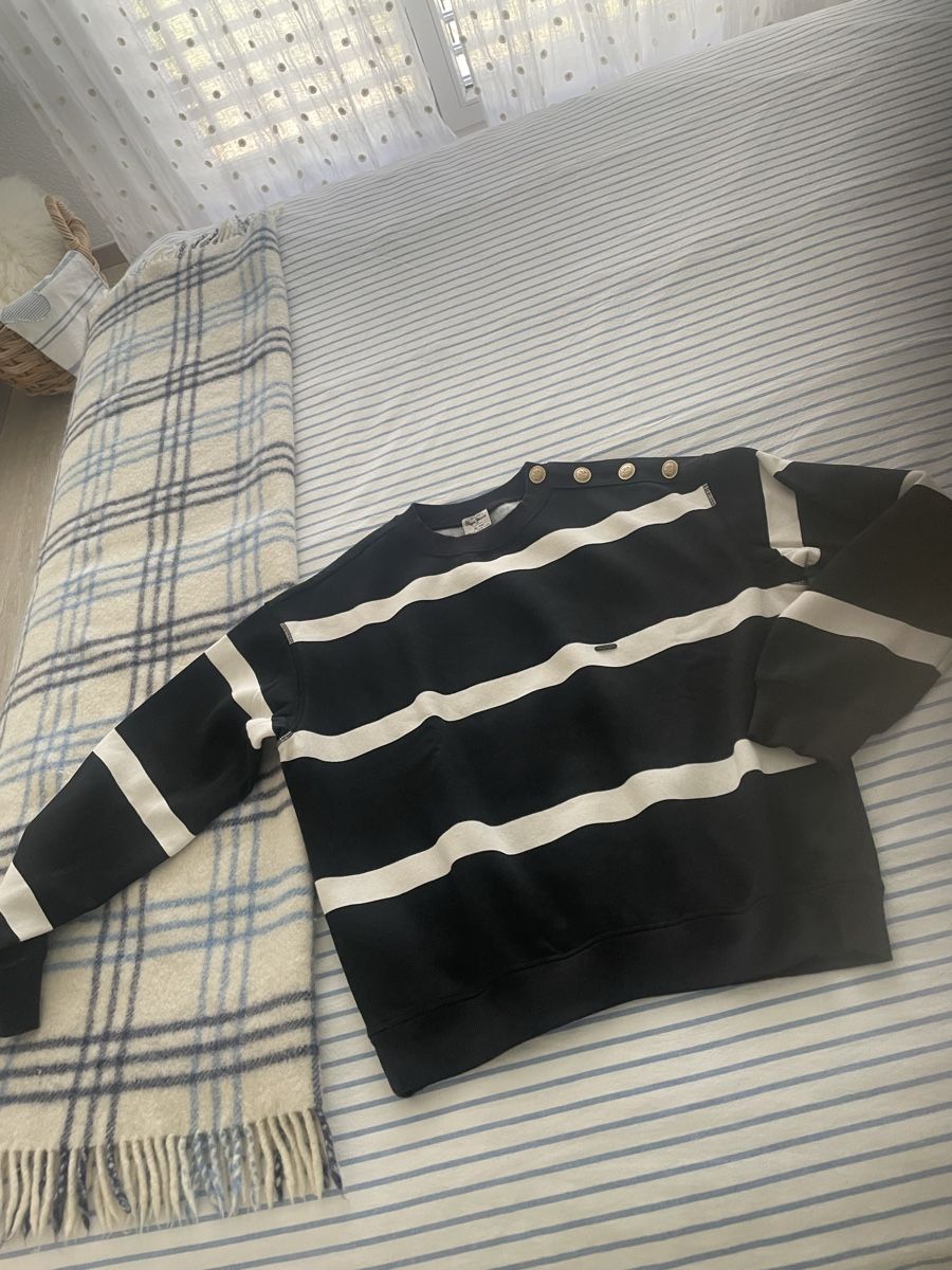 Pepe Jeans Maglioni & Felpe: Pepe Jeans Pullover gestreift schwarz. S. Neu  – Nuovo (secondo la descrizione) da Dübendorf venduto da jlu_r7hz 5
