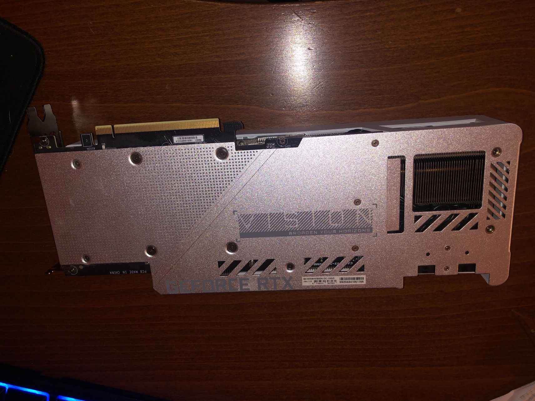 Nvidia Grafikkarten: RTX 3080 Vision WHITE – Gebraucht aus Bevaix von  2