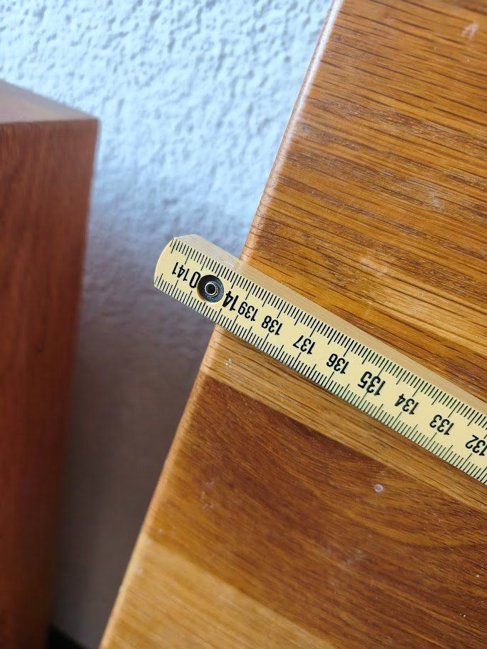 Tables: Massiver Holztisch holz Eiche 140x77x100cm Stabil – D'occasion à Toffen par Immo-Erben 6