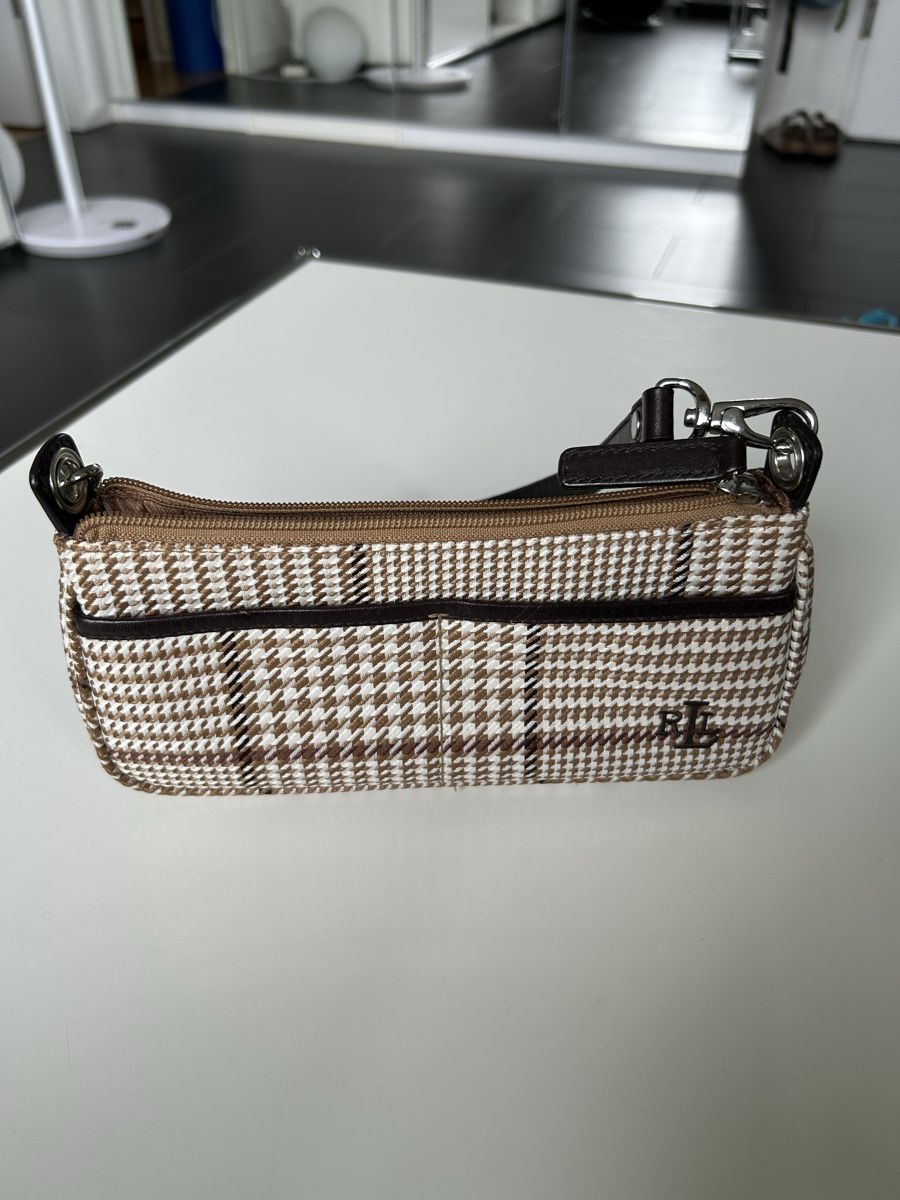 Ralph Lauren Borse da donna: Ralph Lauren Handtasche beige braun – Usato da Basel venduto da kitu
