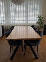 Esstisch (Holz) inkl. 6 Stühle