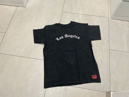 Schwarzes Los Angeles T-Shirt , Gr. L