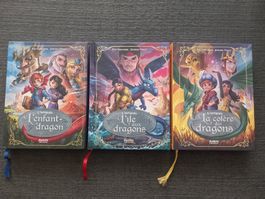 Lot de 3 livres L'Enfant-Dragon, Auzou, l'intégrale.