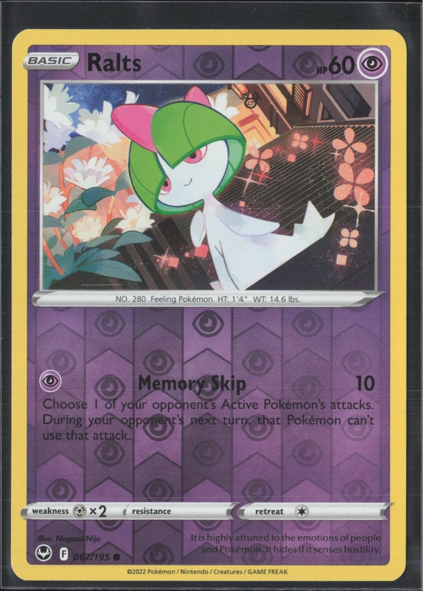 Pokémon Carte collezionabili: POKÉMON / Ralts / Silver Tempest / Reverse 🇺🇸 – Usato da Herzogenbuchsee venduto da TCG-High-Quality
